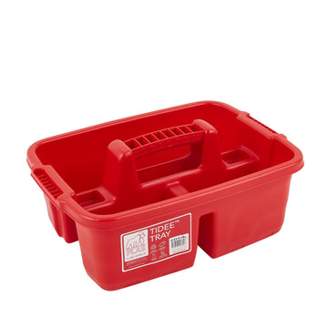 Plastic Tote Tray - Tidee Tray Red