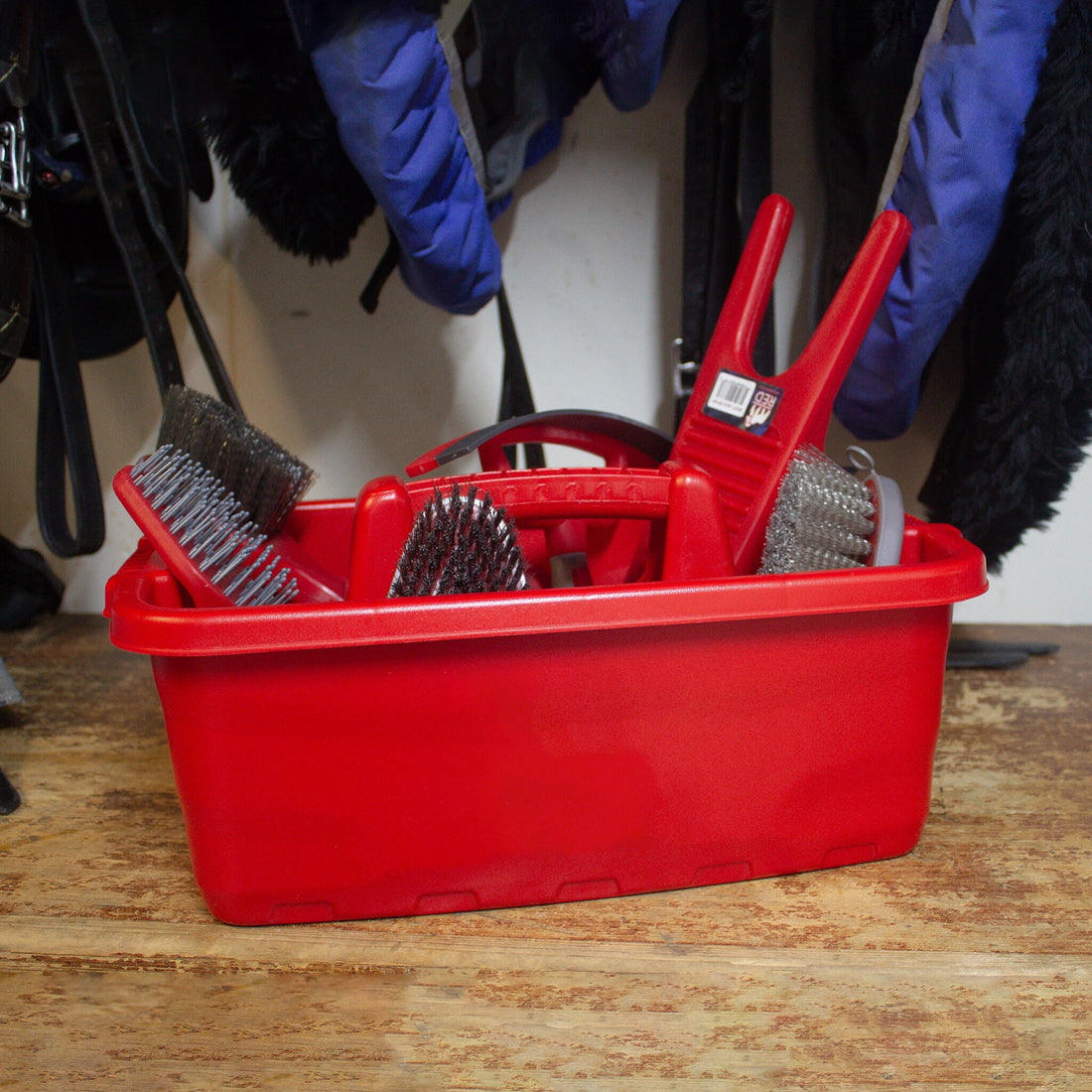 Plastic Tote Tray - Tidee Tray Red