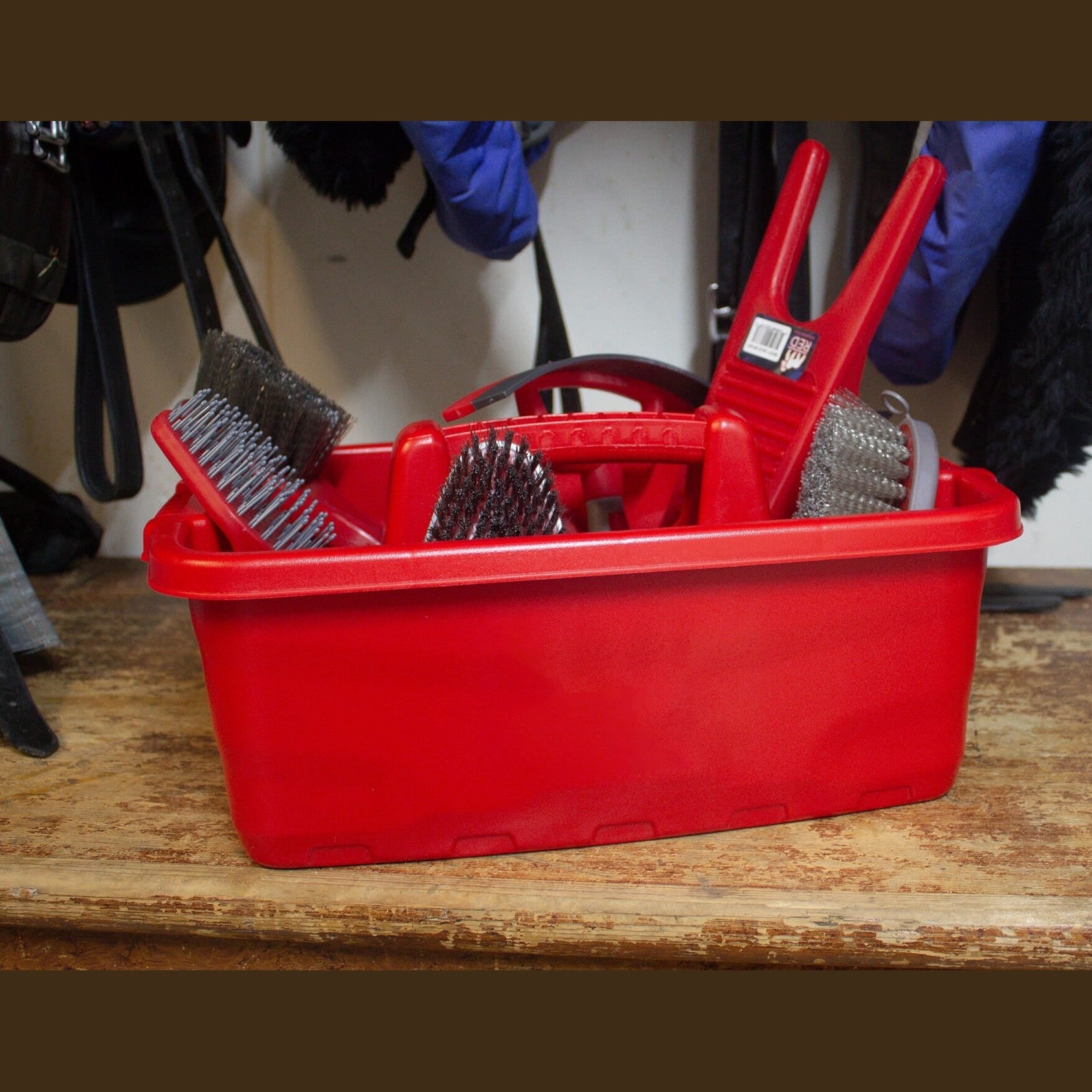 Plastic Tote Tray - Tidee Tray Red