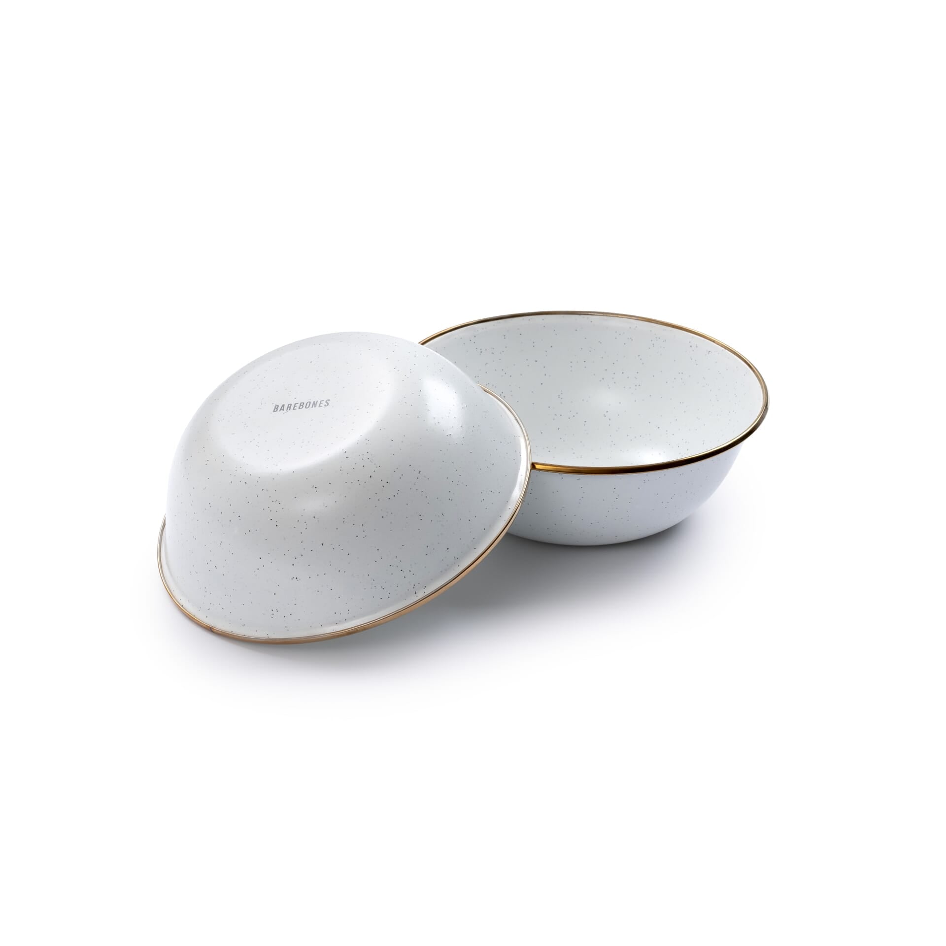BareBones - Enamel Bowl Eggshell - set of 2 -DISCONTINUED