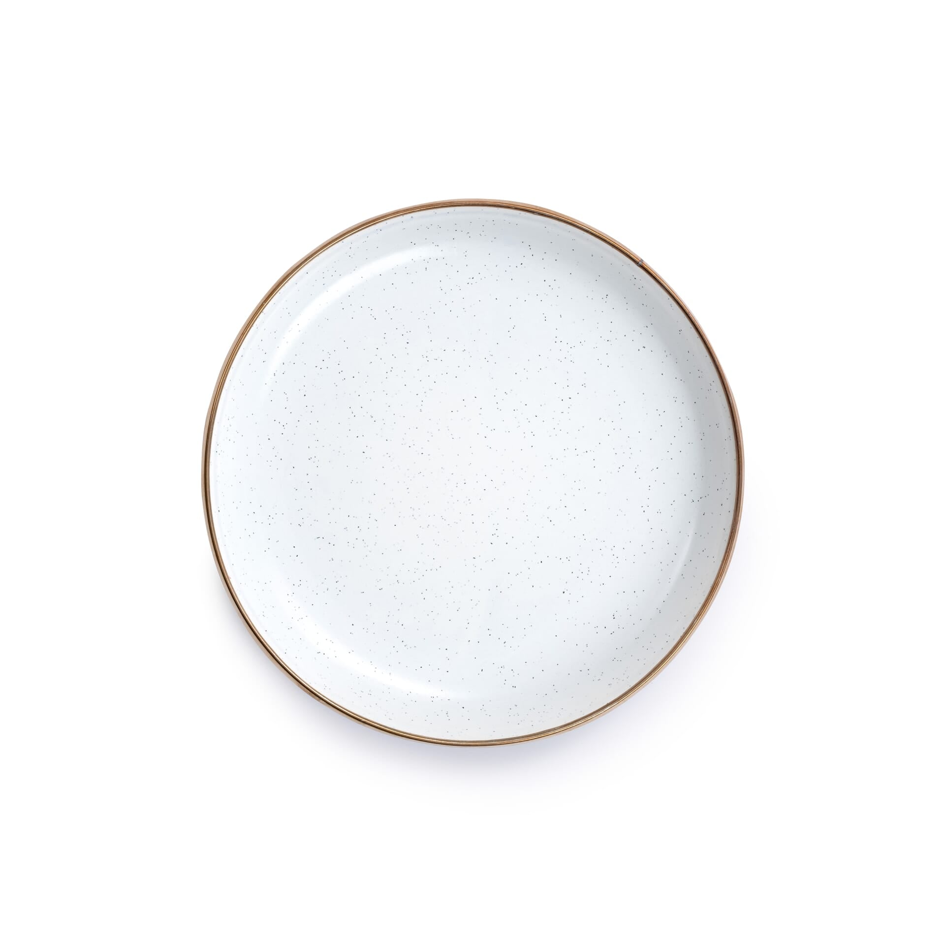 BareBones - Enamel Salad Plate Eggshell - set of 2 -DISCONTINUED