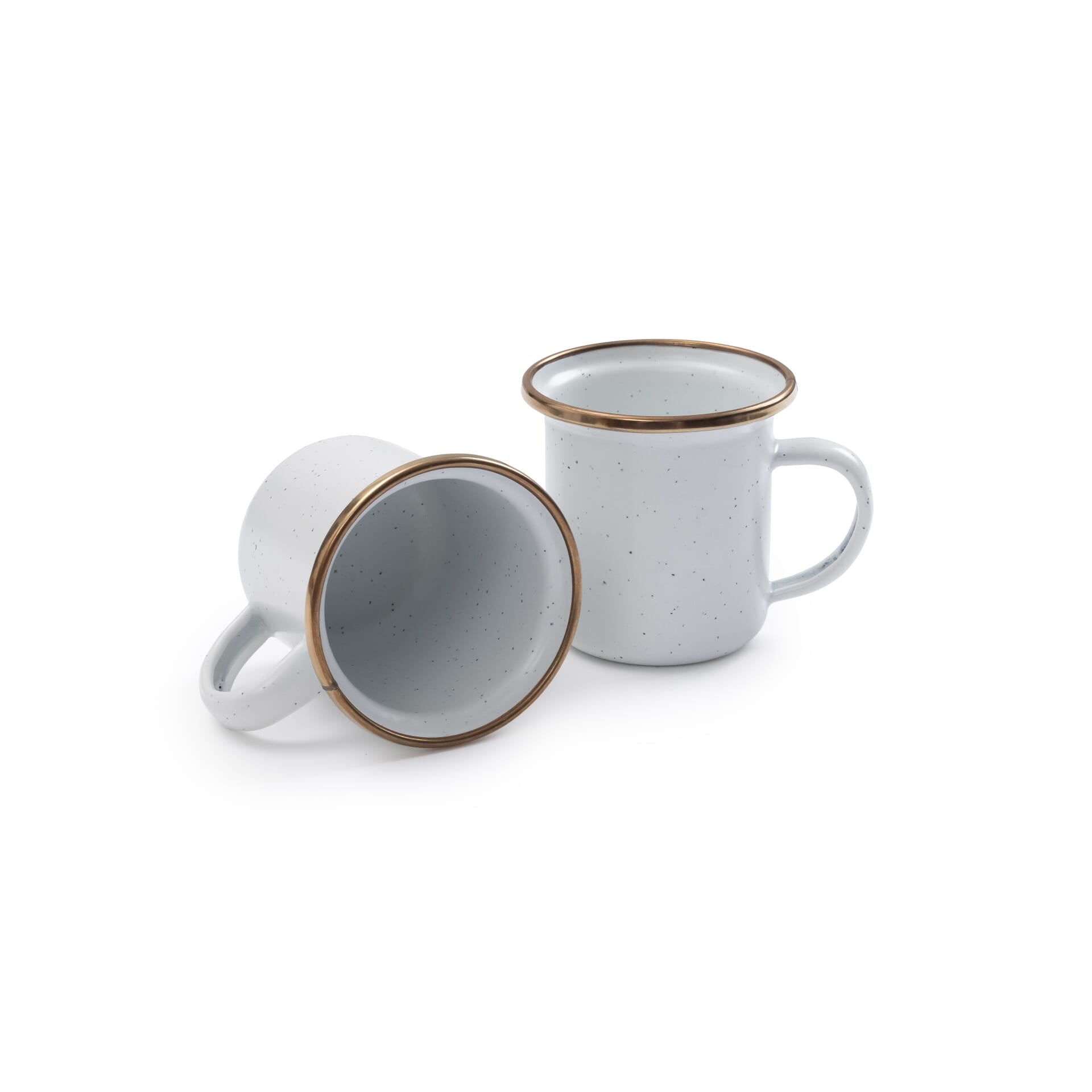 BareBones - Enamel Espresso Cup Eggshell - set of 2 -DISCONTINUED
