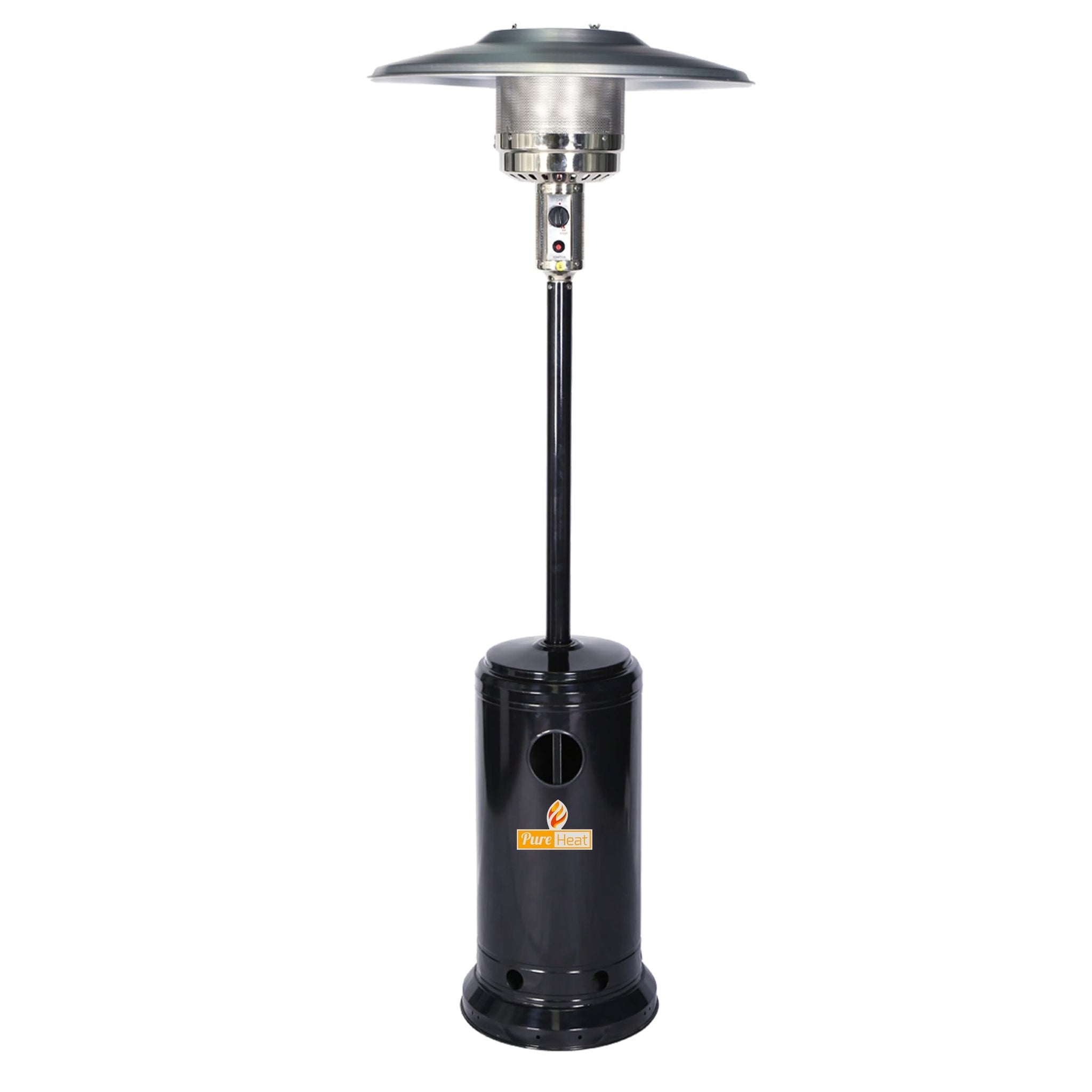Pureheat Mushroom Style Gas Patio Heater In Black