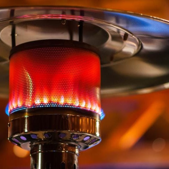 PureHeat Mushroom Style Gas Patio Heater In Stainless Steel ehdxb