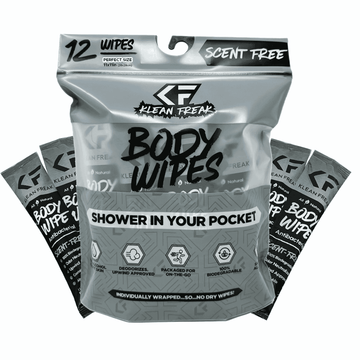 Klean Freak - Body Wipes - Dozen Pack - Scent Free