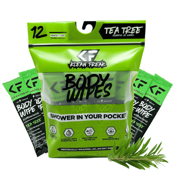 Klean Freak - Body Wipes - Dozen Pack - Tea Tree