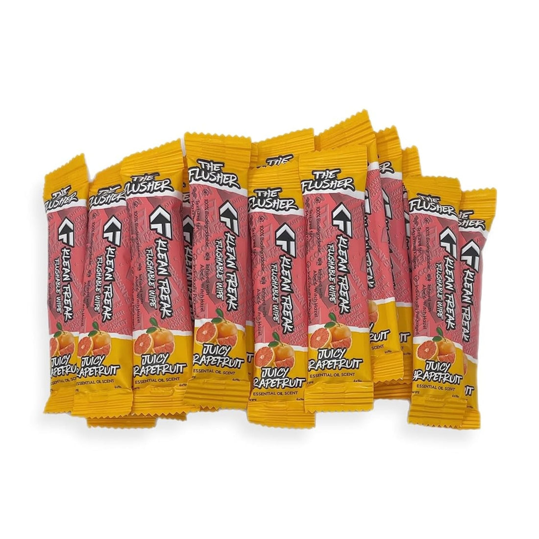 Klean Freak -The Flusher wipes - 20 Pack - Juicy Grapefruit