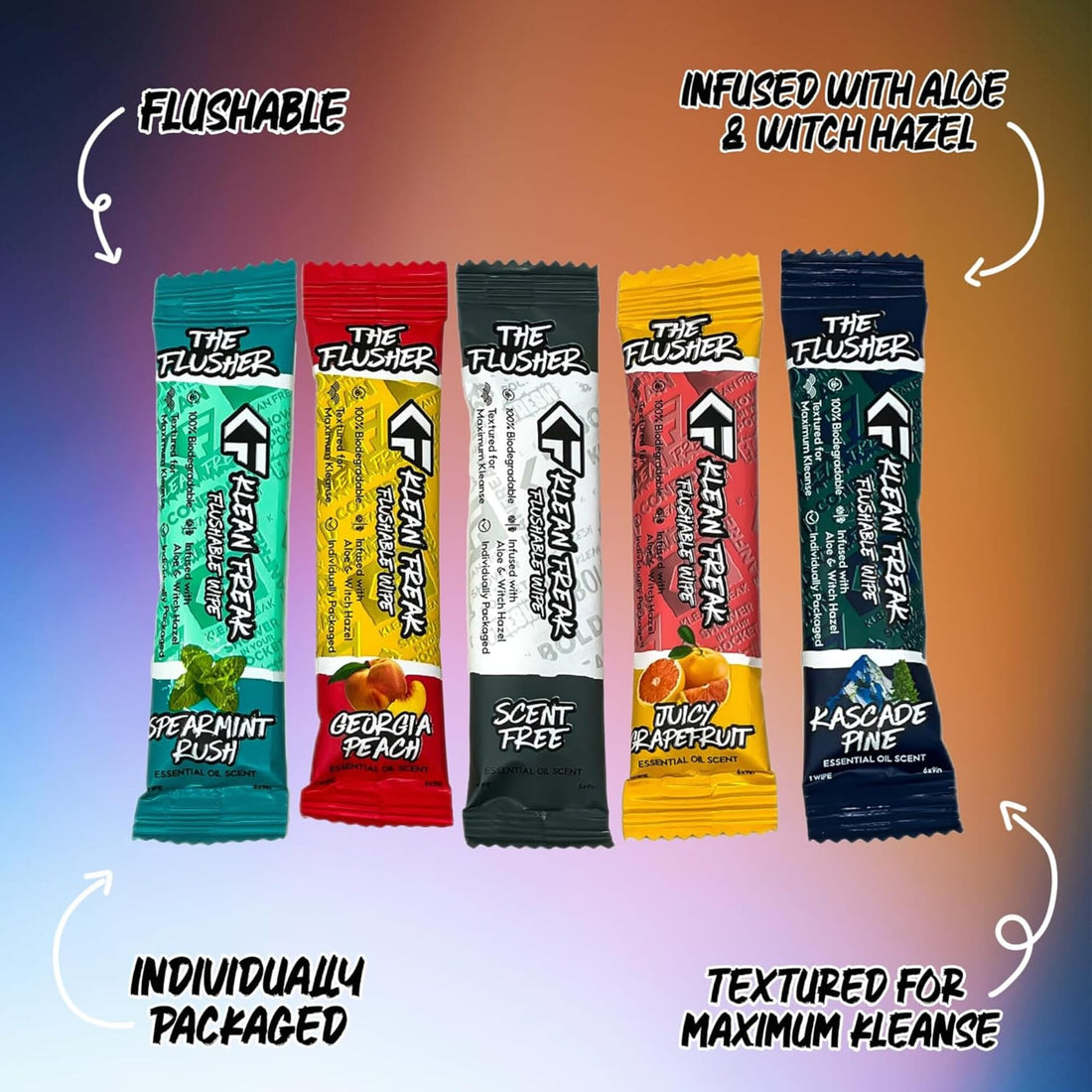 Klean Freak - The Flusher - 20 pack - Mixed ehdxb