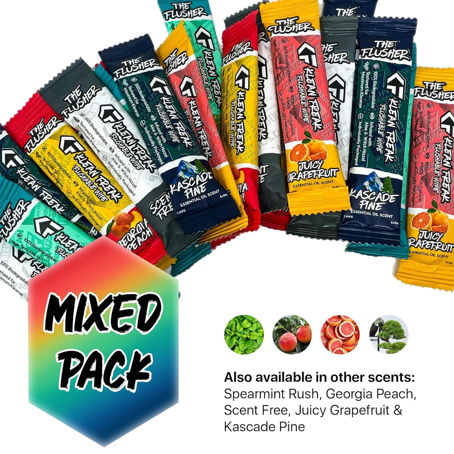 KLEAN FREAK - The Flusher - 20 pack - Mixed