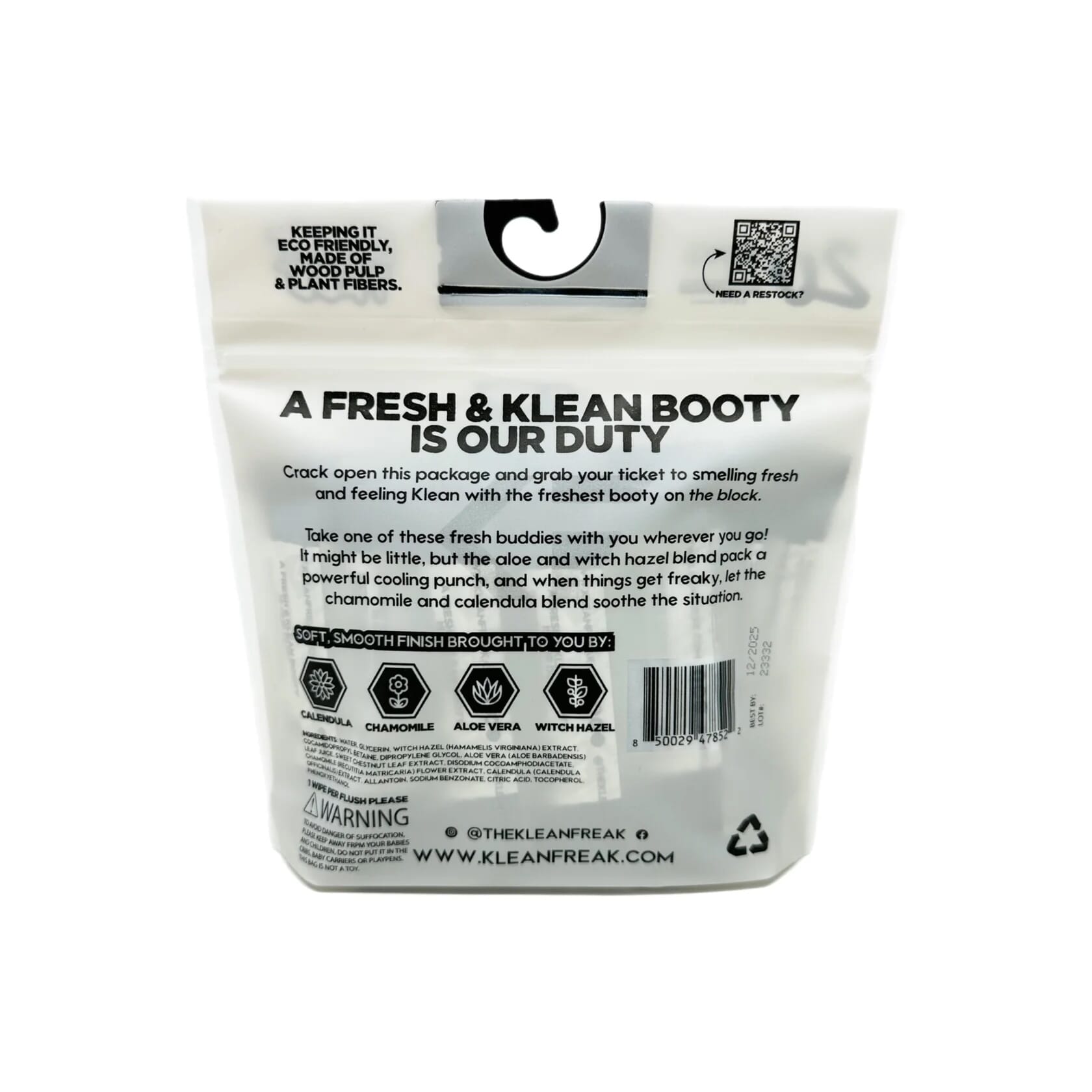 KLEAN FREAK - The Flusher 20 Pack - Scent Free