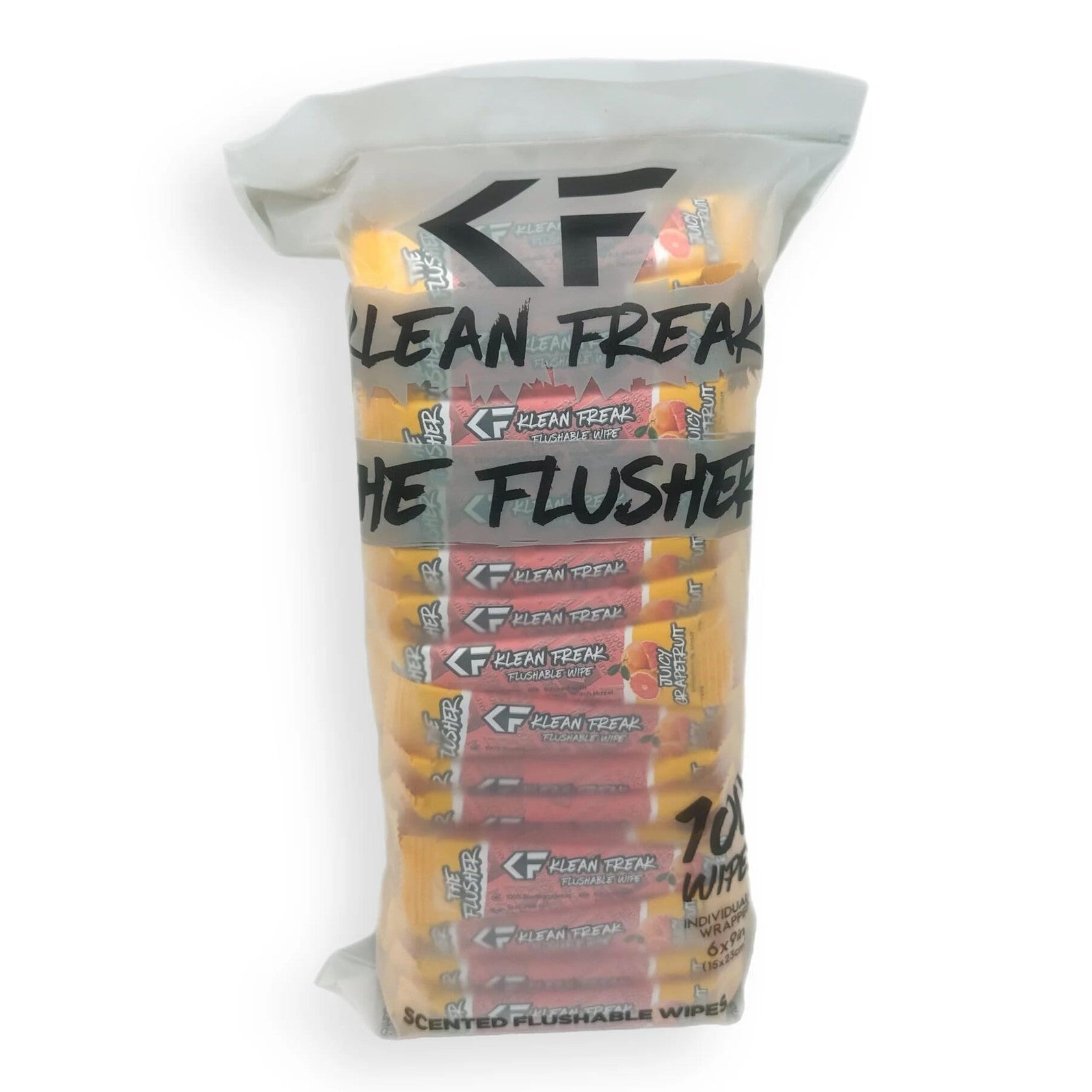 Klean Freak - The Flusher wipes - 100 Pack Juicy Grapefruit