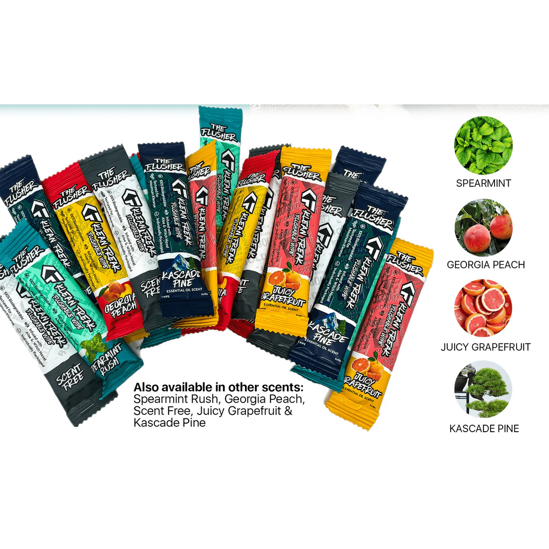 KLEAN FREAK - The Flusher - 100 Pack Scent Free
