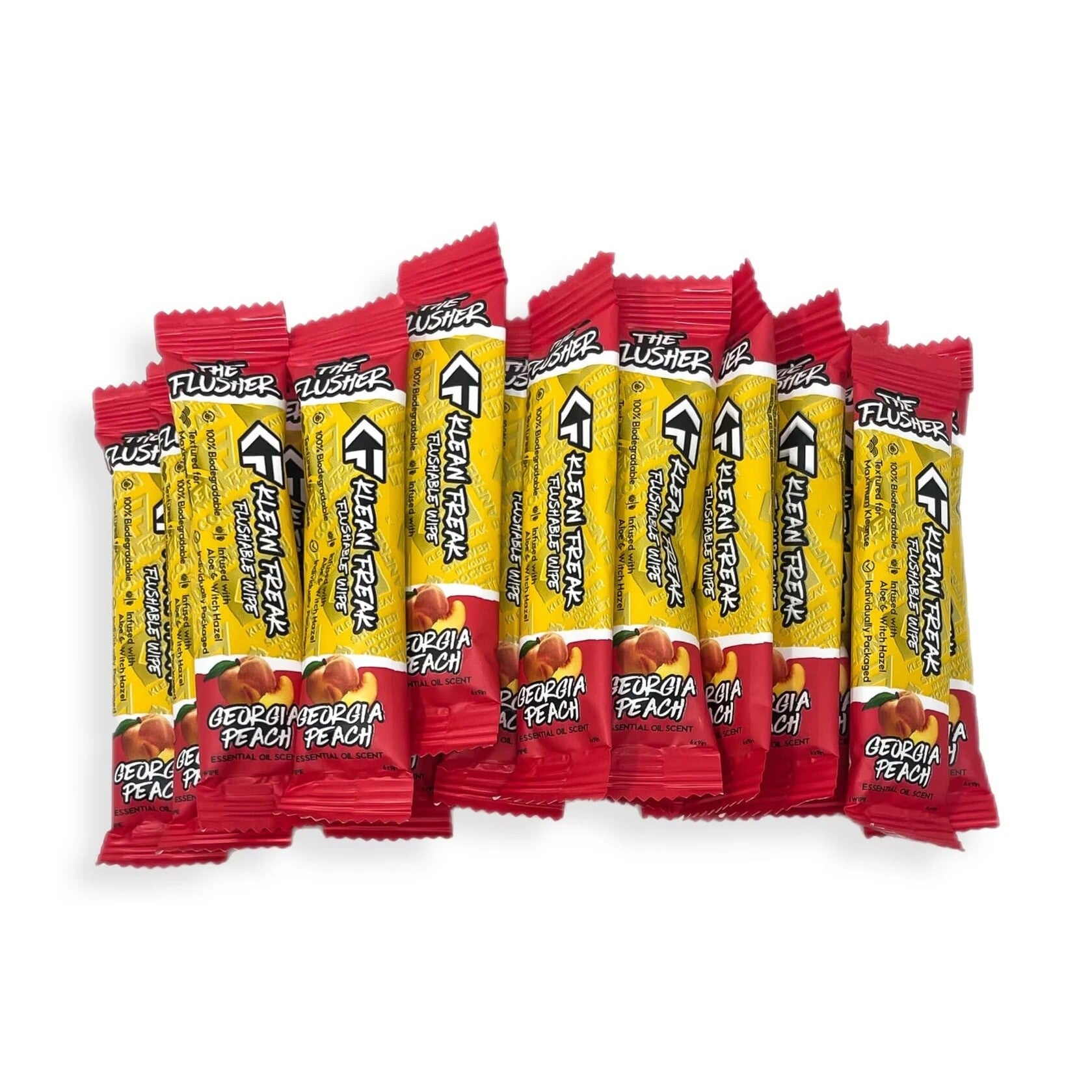 Klean Freak - The Flusher wipes - Single Sachet - Georgia Peach
