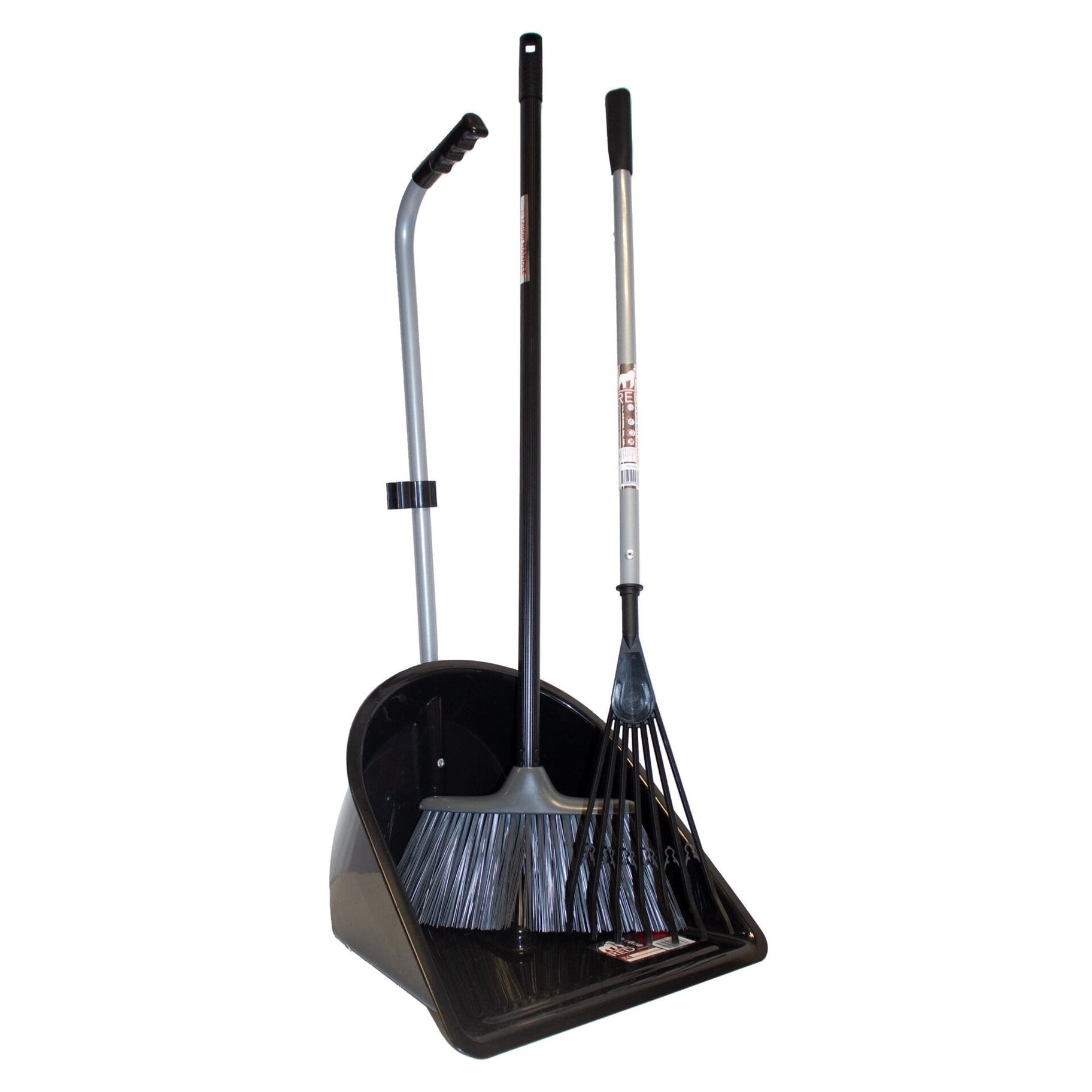 Red Gorilla - Garden Companion Set - Black Tidee + Super Rake + Poly Yard Boom ehdxb