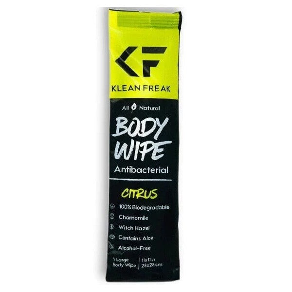 Klean Freak - Body Wipes - 100 Pack - Citrus ehdxb