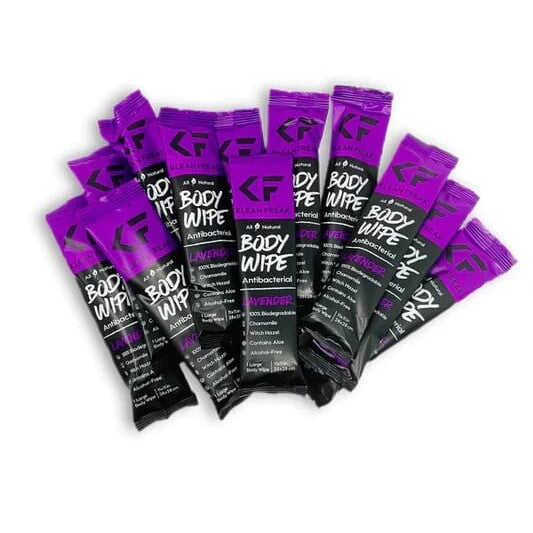 Klean Freak - Body Wipes - 100 Pack - Lavender ehdxb