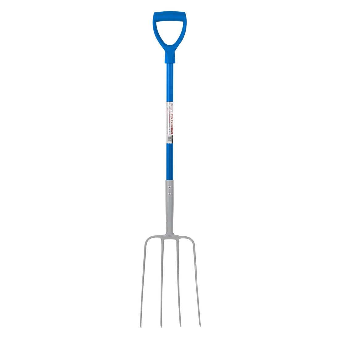 Red Gorilla - 4 Prong Manure Fork D Handle - Blue d Handle ehdxb