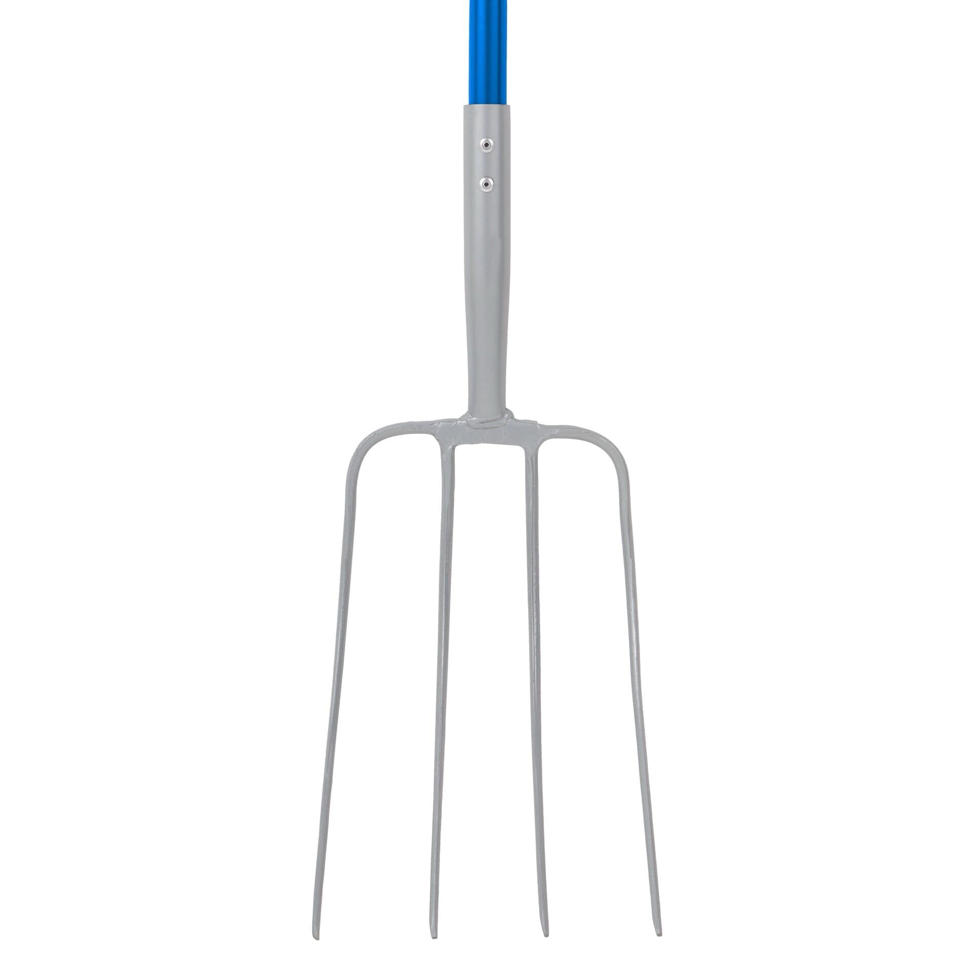 4 Prong Manure Fork D Handle - Blue (D Handle)