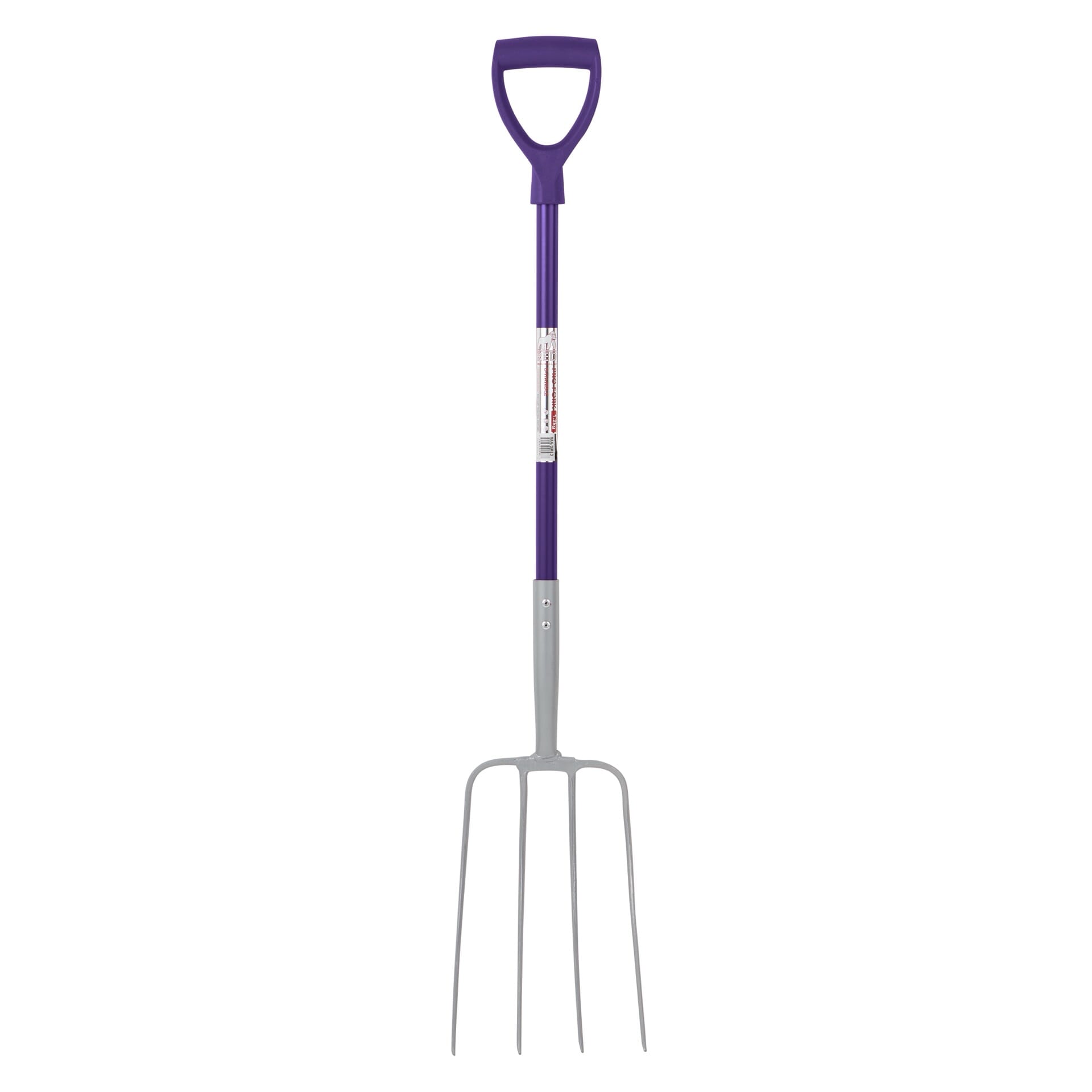 Red Gorilla - 4 Prong Manure Fork D Handle - Purple d Handle ehdxb