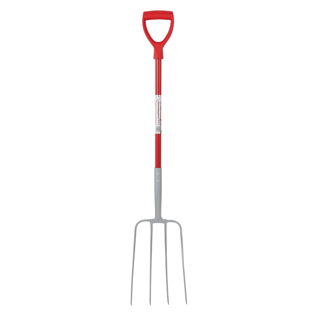 Red Gorilla - 4 Prong Manure Fork D Handle - Red d Handle ehdxb