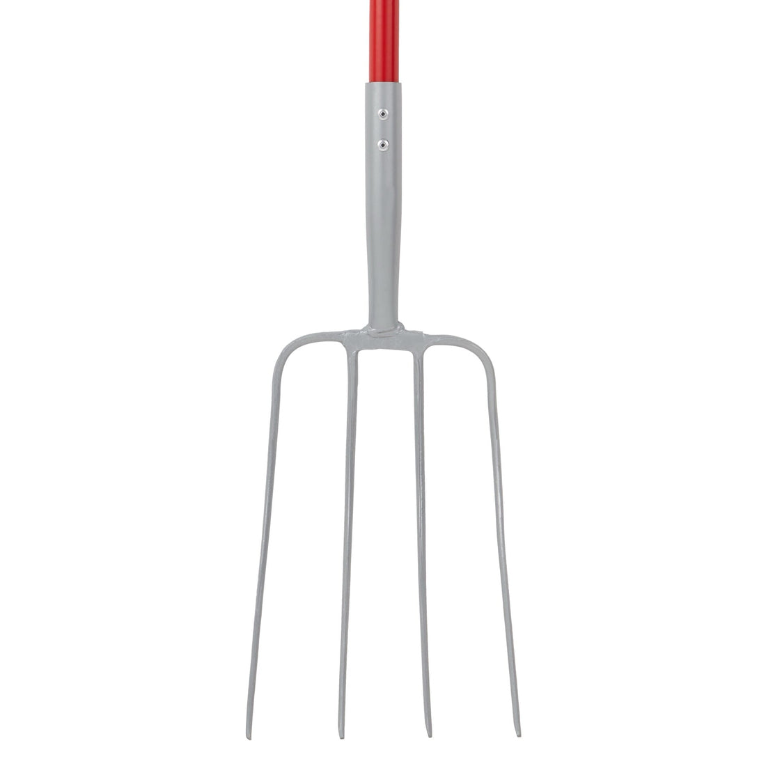 4 Prong Manure Fork D Handle - Red (D Handle)