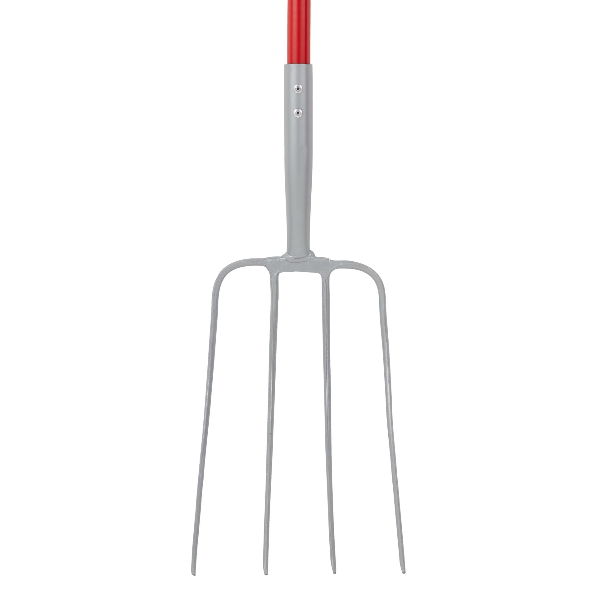 4 Prong Manure Fork D Handle - Red (D Handle)