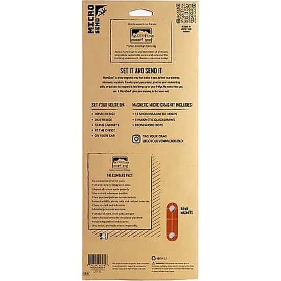 Matador - Microsend Minature Magnetic Crag - Orange Crush