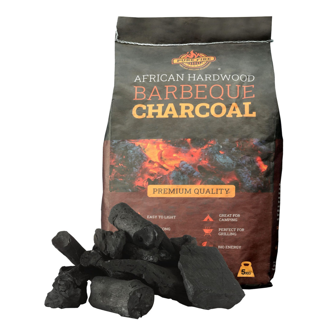 Purefire 5kg Natural Charcoal