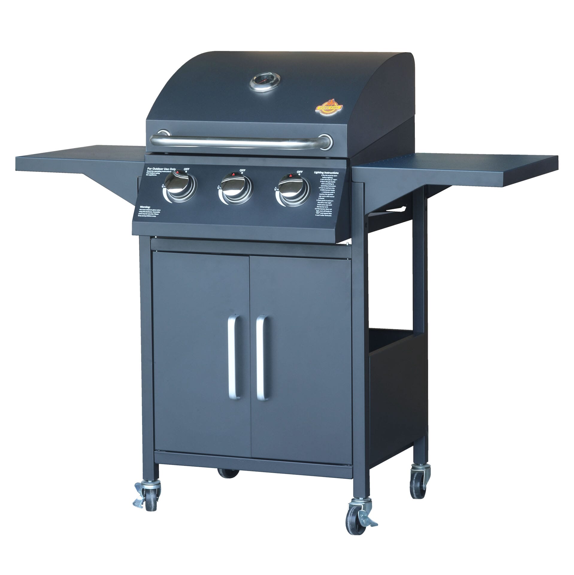 Pure Fire 3 Burner Gas Grill