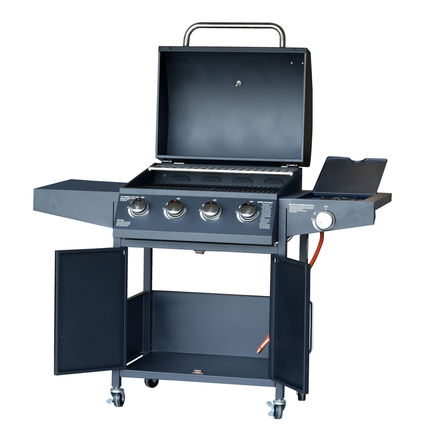 Pure Fire 4 Burner + Side Gas Grill