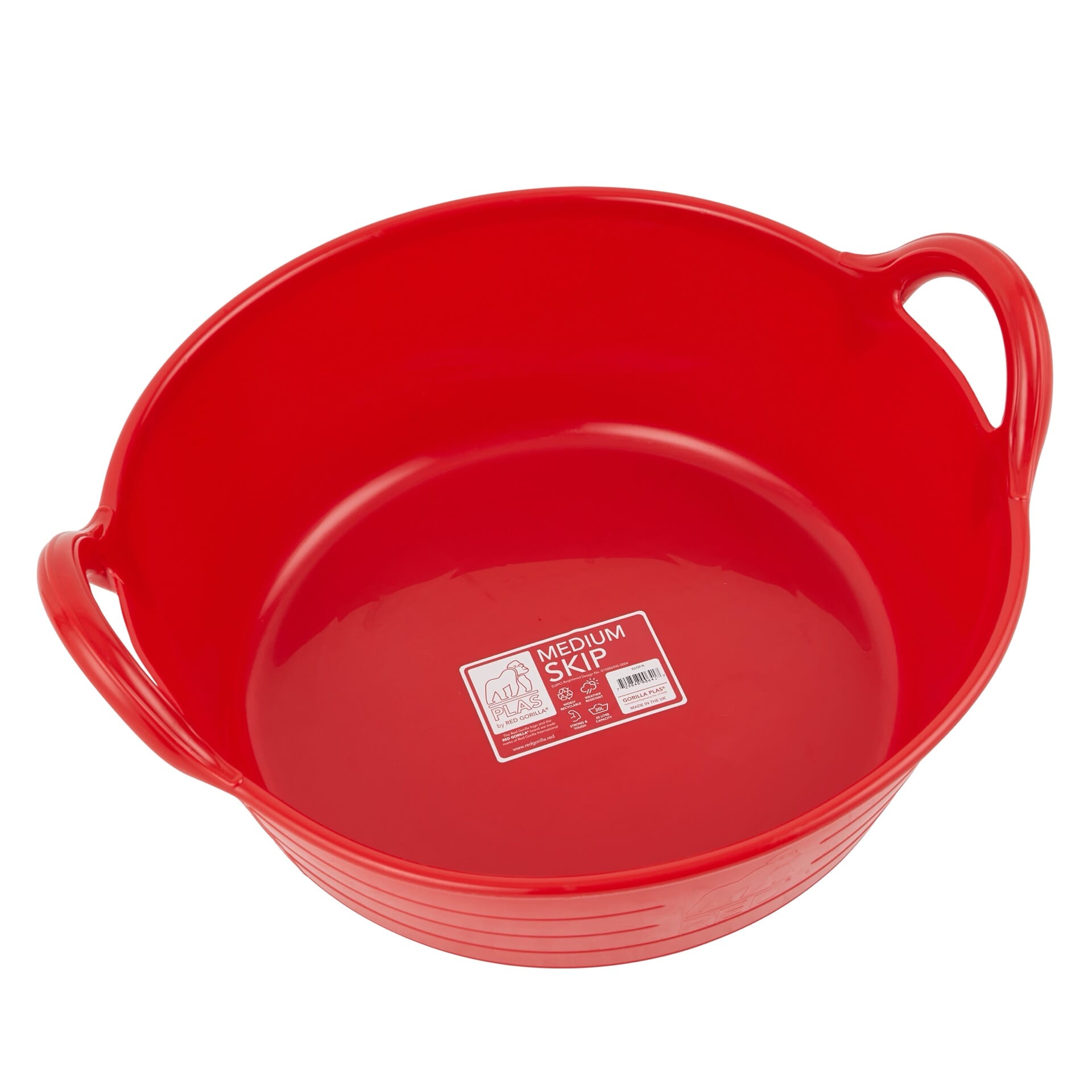 Gorilla Plas - Gorilla Plas Medium Skip -Red