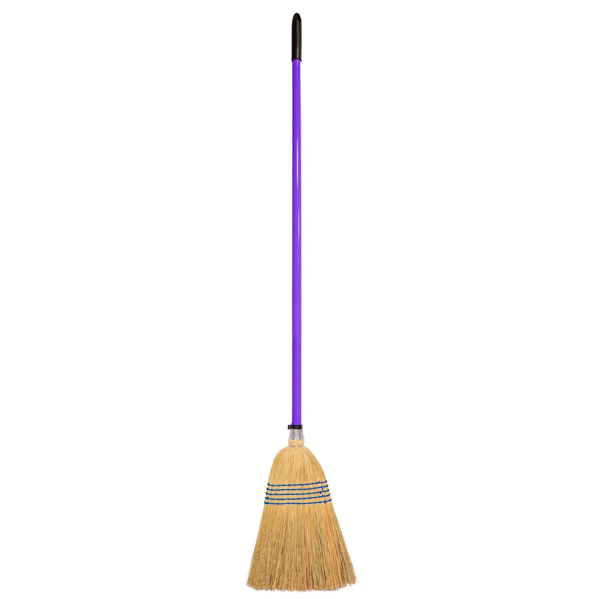 Red Gorilla - Corn Brooms - Standard new 120cm Handle Purple ehdxb