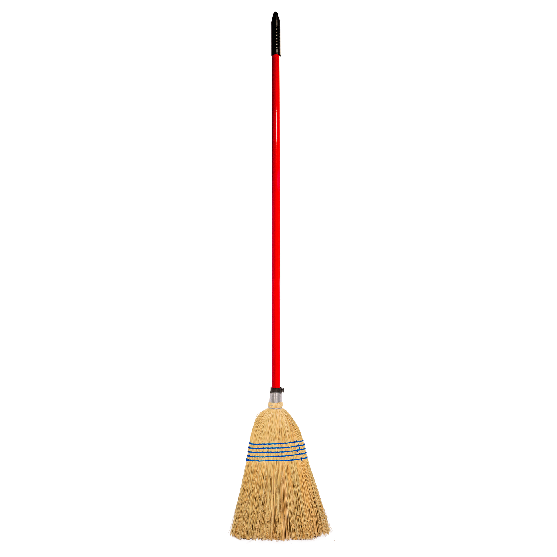 Red Gorilla - Corn Brooms - Standard new 120cm Handle Red ehdxb