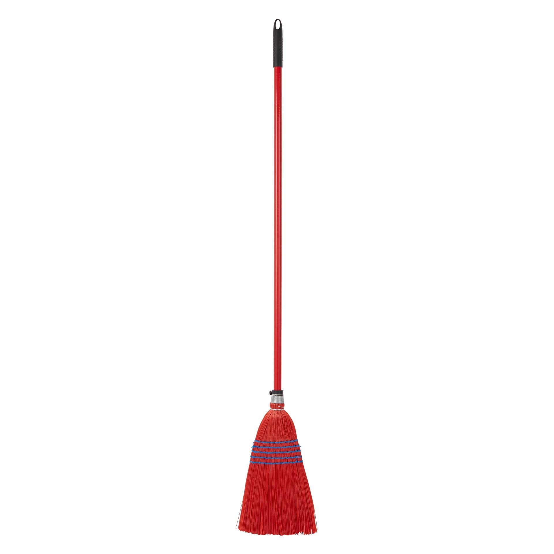 Deluxe Brooms - Deluxe Corn broom Standard Red