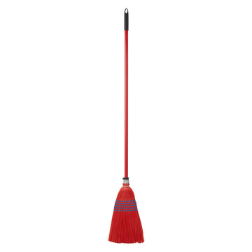 Deluxe Brooms - Deluxe Corn broom Standard Red