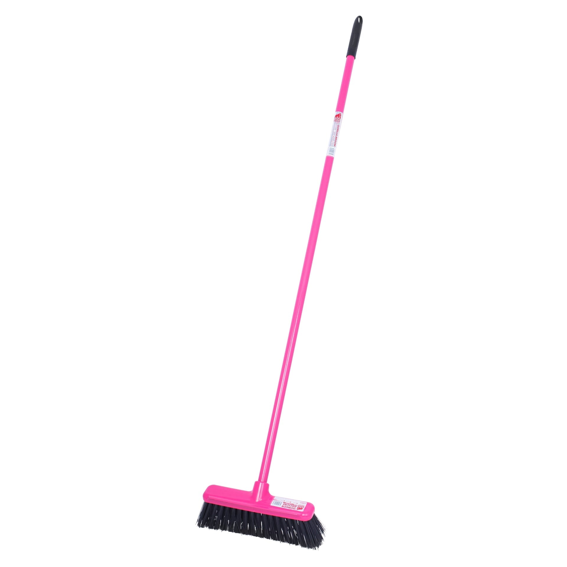 Red Gorilla - 30cm broom head and handle -Pink ehdxb
