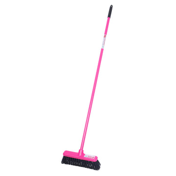 Red Gorilla - 30cm broom head and handle -Pink ehdxb