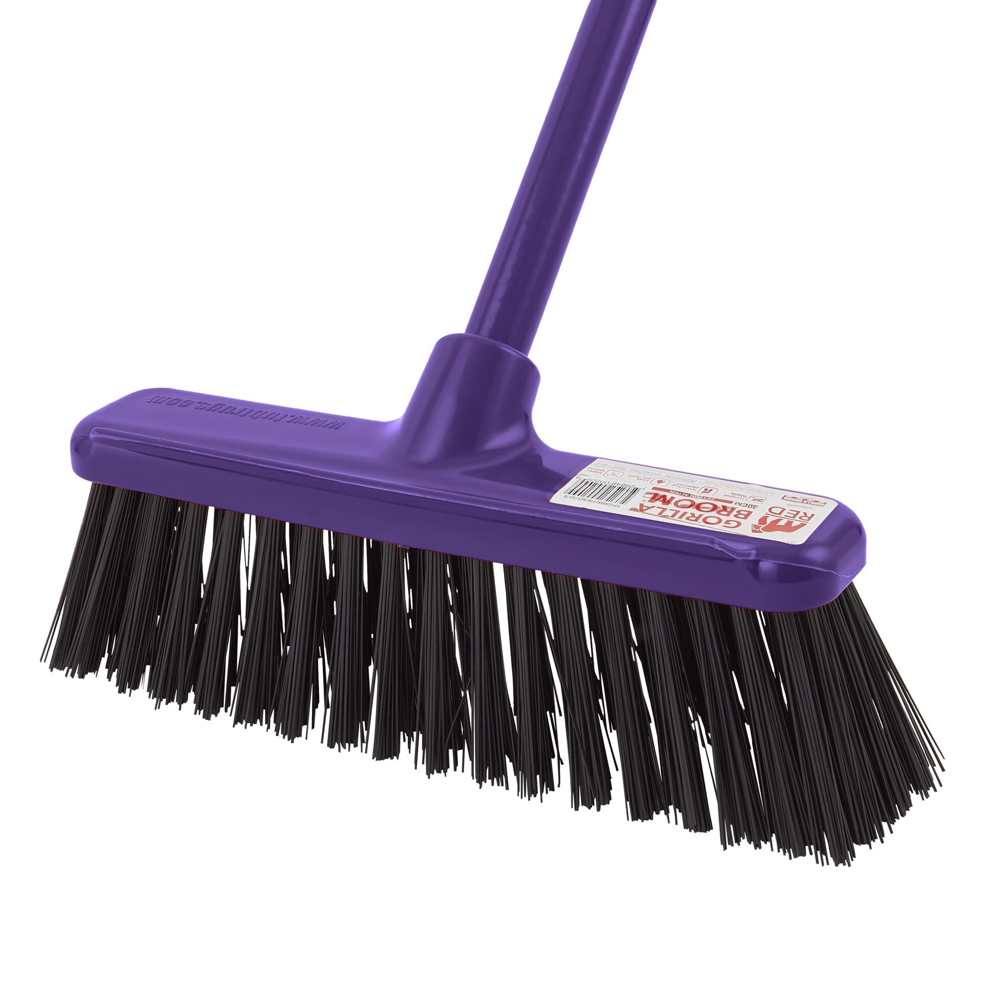 Red Gorilla - 30cm Gorilla Broom - 30cm broom head and handle Purple ehdxb