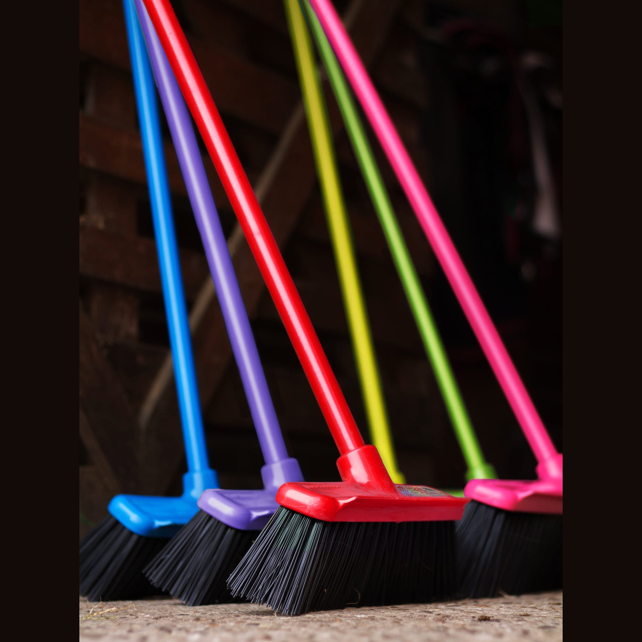 Red Gorilla - 30cm Gorilla Broom - 30cm broom head and handle Purple ehdxb