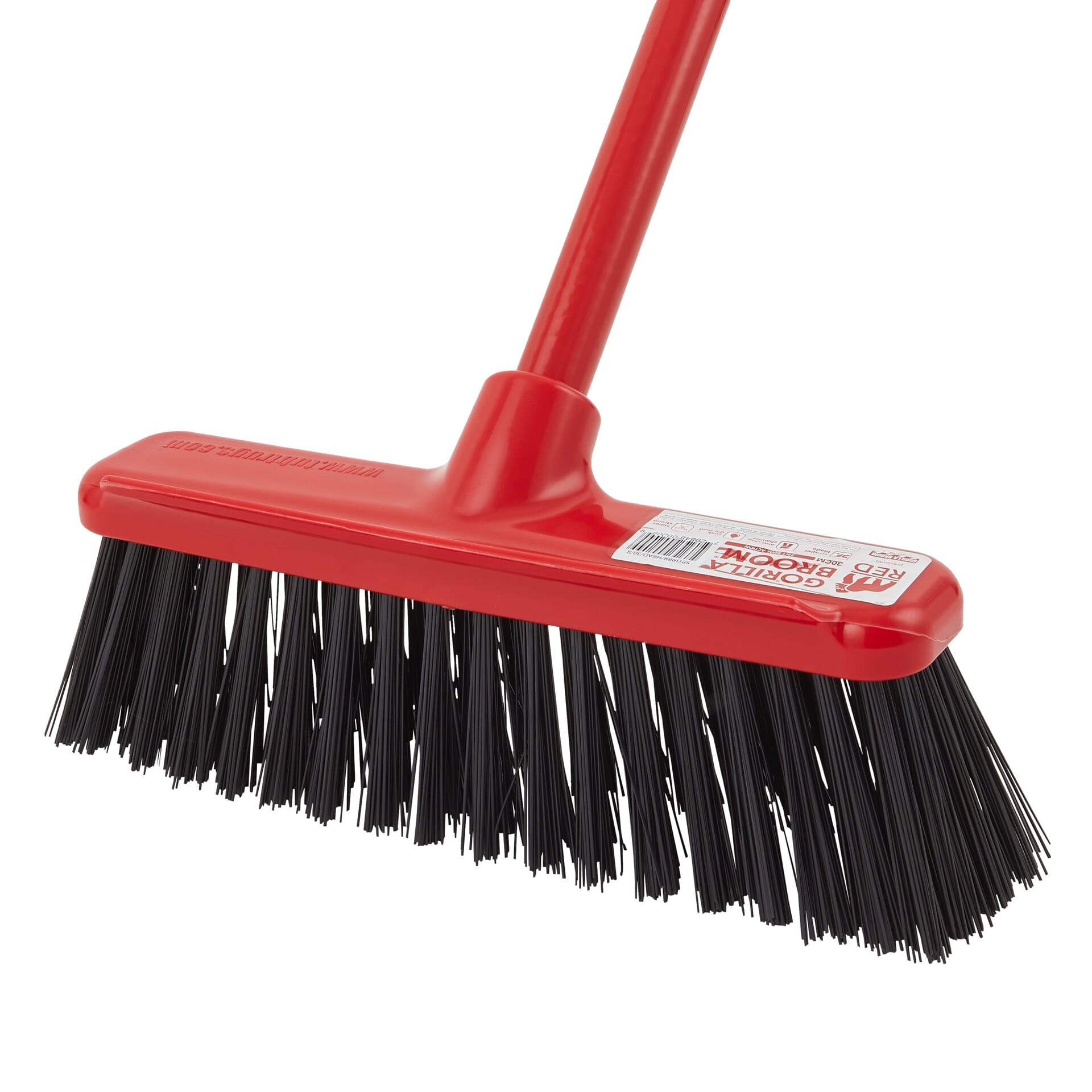 Red Gorilla - - 30cm broom head and handle -Red ehdxb