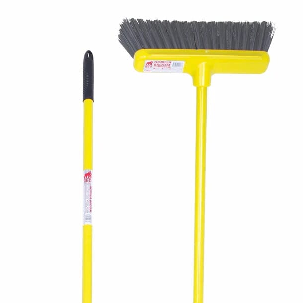 30CM Soft Bristle Head and Handle -Yellow