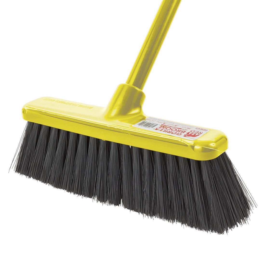 Soft Bristle Broom - 30cm Soft Bristle Head and Short Handle Yellow