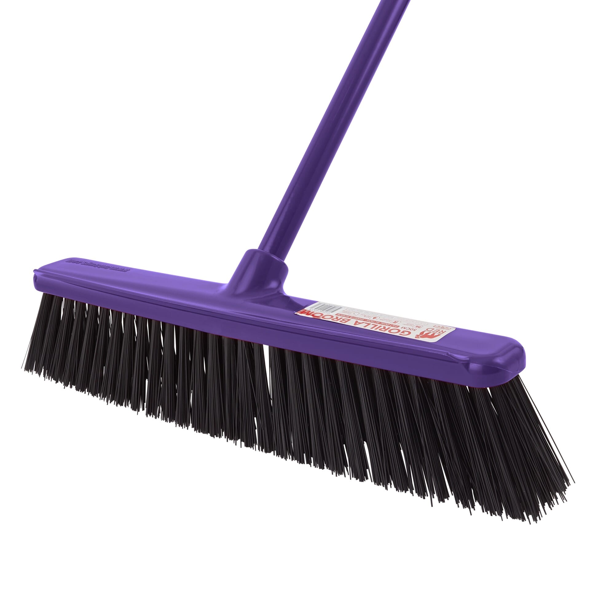 Red Gorilla - 50cm Gorilla Broom - 50cm broom head and Handle Purple ehdxb