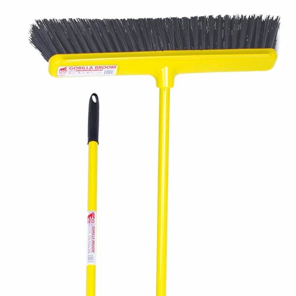 50cm Soft Bristle Head and Handle Yellow