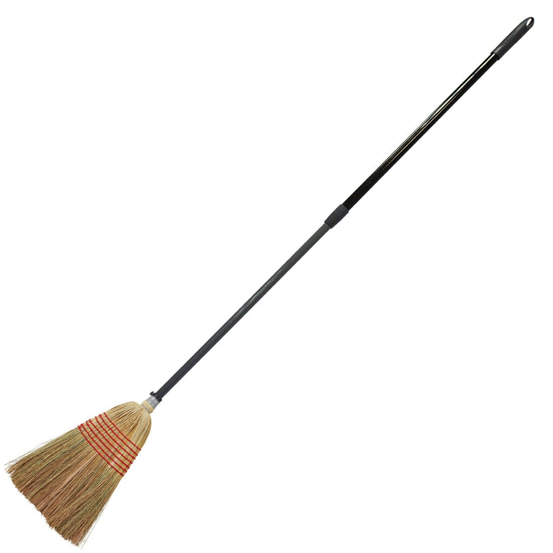 Telescopic Corn Brooms - Telescopic Handle with Large Corn Broom Head