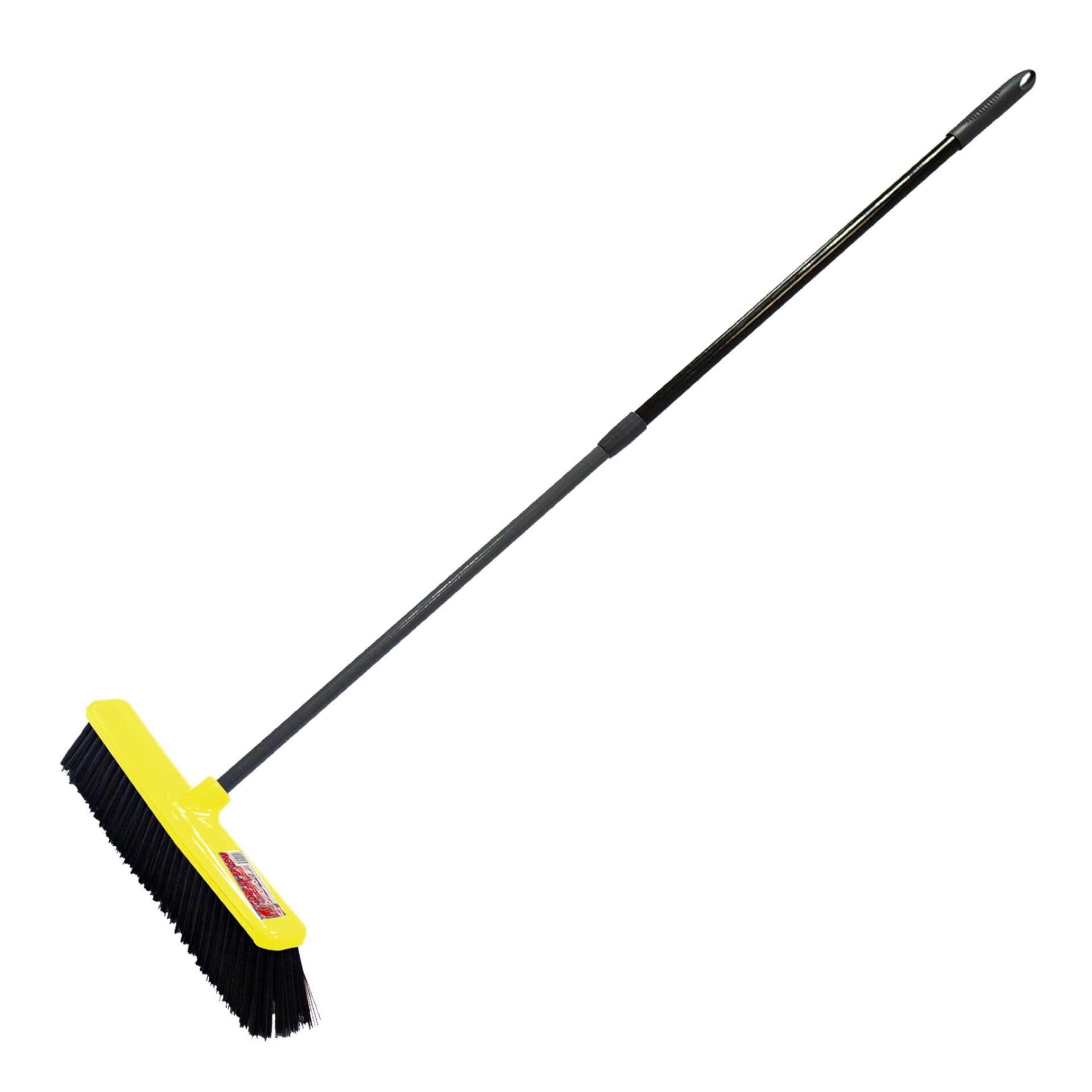 Red Gorilla - Telescopic Gorilla Brooms - Telescopic Handle & 50cm Soft Bristle Head Yellow ehdxb