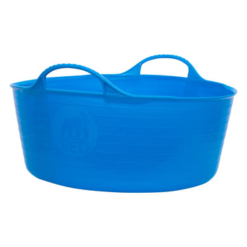 Gorilla Tubs & Recycled Black Tubs - Small Shallow 15L- Blue