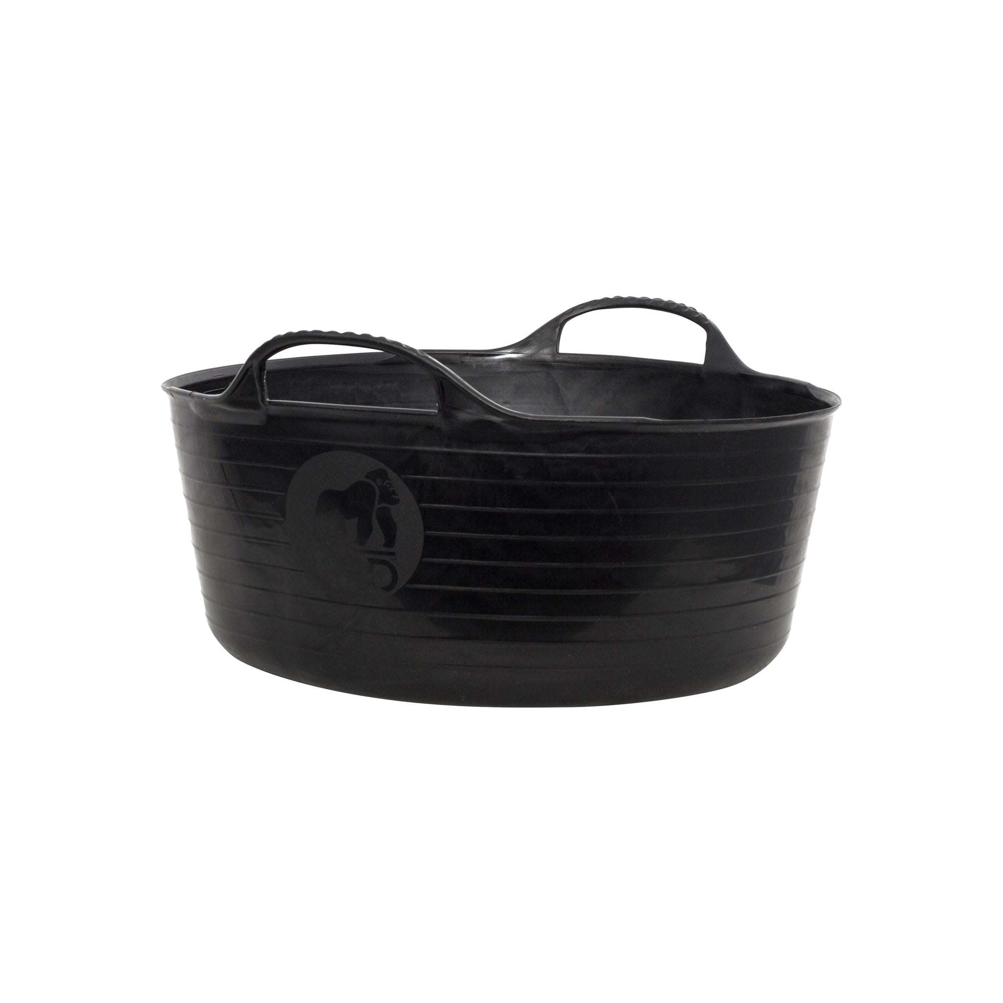 Gorilla Tubs & Recycled Black Tubs - Small Shallow 15L -Black