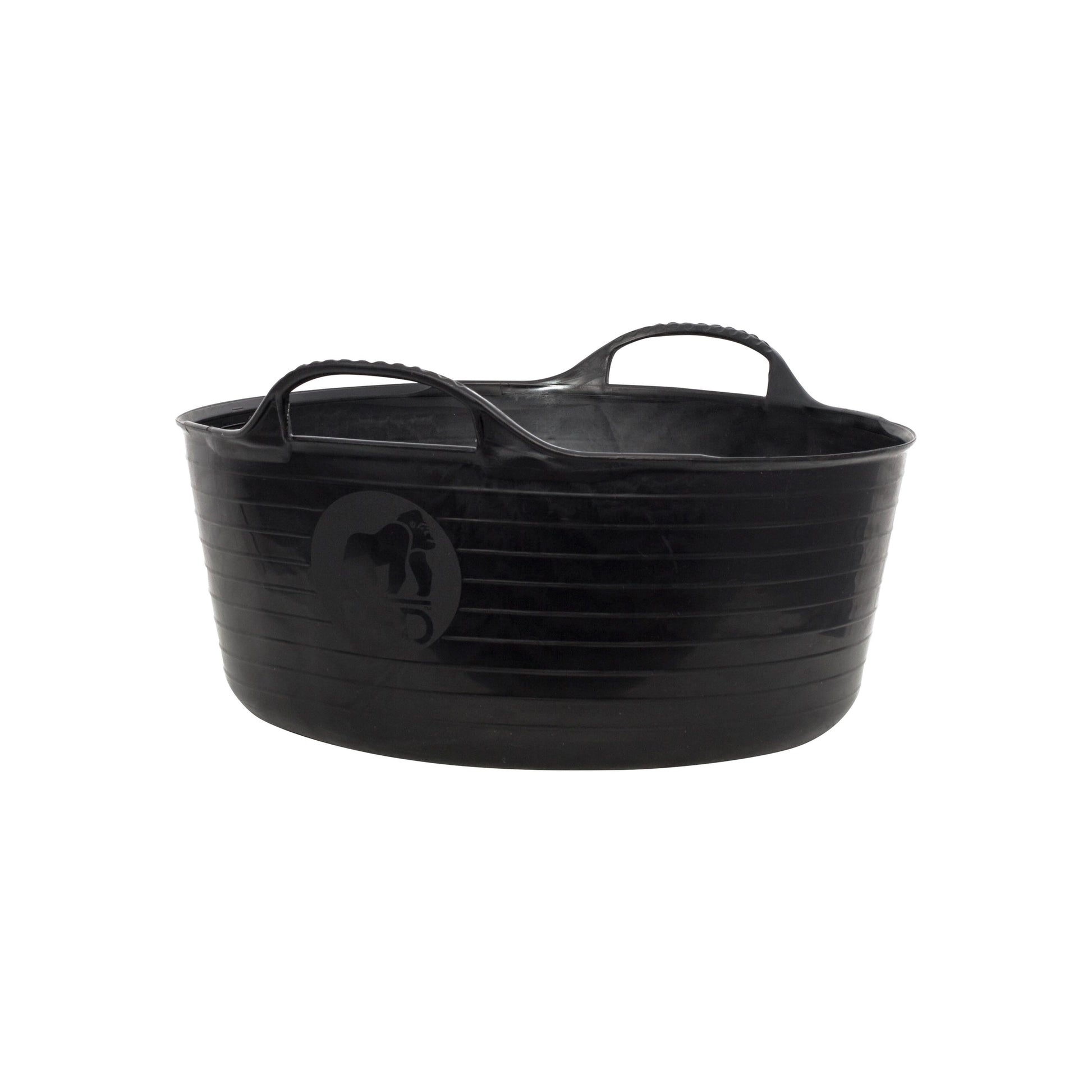 Gorilla Tubs & Recycled Black Tubs - Small Shallow 15L -Black