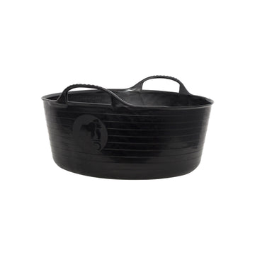 Gorilla Tubs & Recycled Black Tubs - Small Shallow 15L -Black